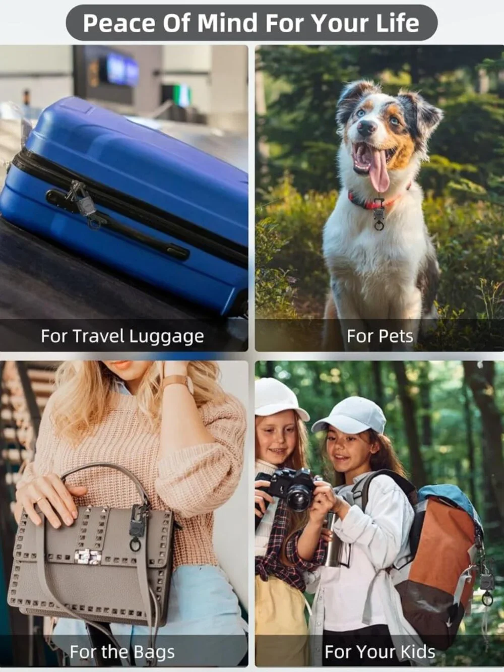 Smart Keychain with GPS Tracker, Bottle Opener & Carabiner - Find My Compatible